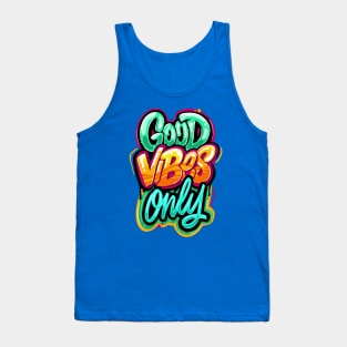 Good Vibes Only - Typhography Style Tank Top